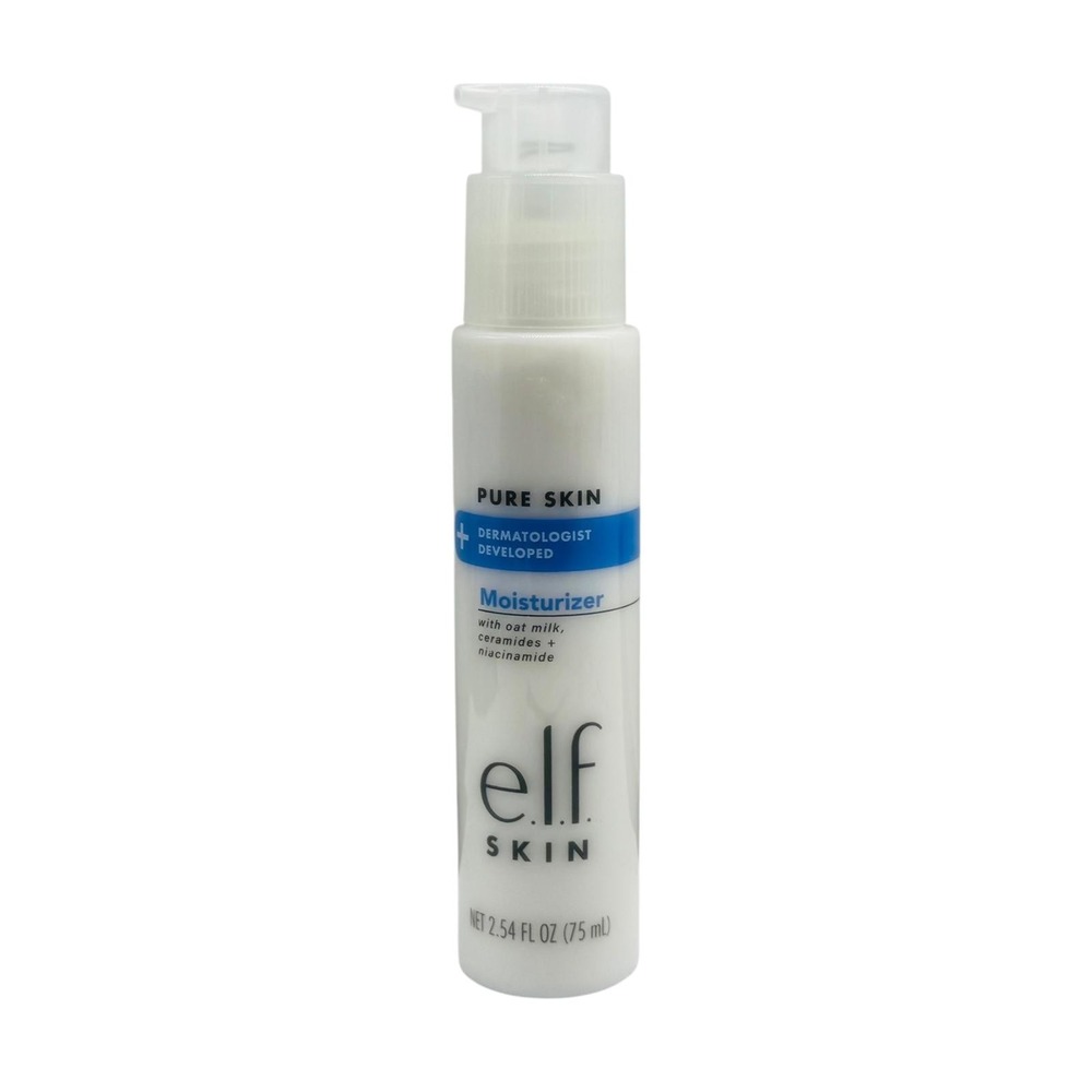 e.l.f. Pure Skin Moisturizer with Oat Milk Ceramides + Niacinamide - 2.54 oz